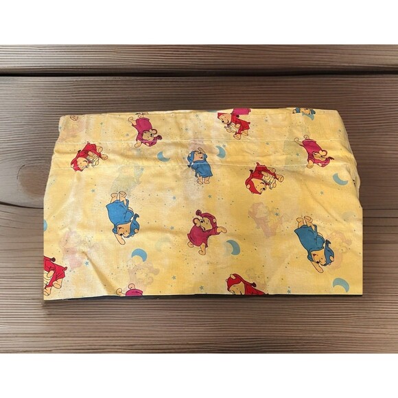 Disney Winnie The Pooh Nighttime Sleepy Pooh Balloon Double Rod Valance 18 x 84 - Picture 1 of 6